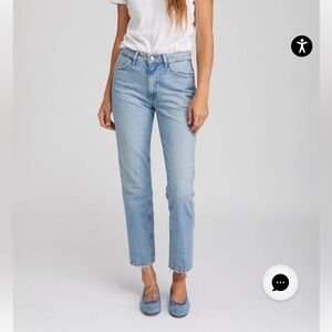 NWT SPRWMN Light Blue Women's Skinny Straight Leg Jeans